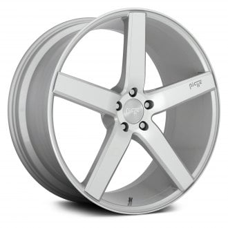 NICHE® - M135 MILAN Silver with Machined Face