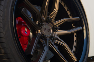 METHOS Black with Bronze Face on BMW 435