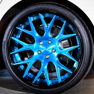 NICHE® - CIRCUIT Multipiece Series Black with Blue Center on Audi S4
