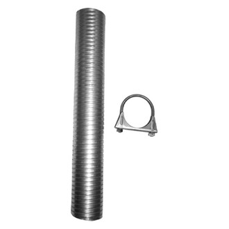 Nickson® - Galvanized Steel Flex Pipe Repair Kit (1.875" Inlet, 18" Length)