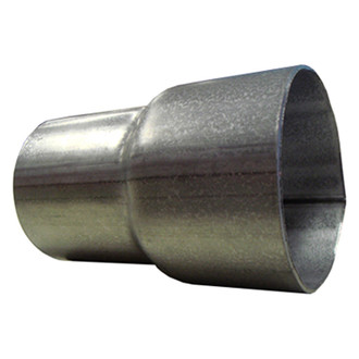 Nickson® - Aluminized Steel Exhaust Pipe Adapter (1.5" Inlet, 2" Outlet)