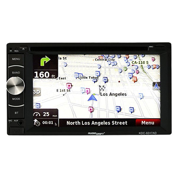 Nippon America® - 6.2" Touchscreen Display Double DIN Multimedia DVD Receiver with Bluetooth