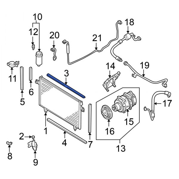 A/C Condenser Seal