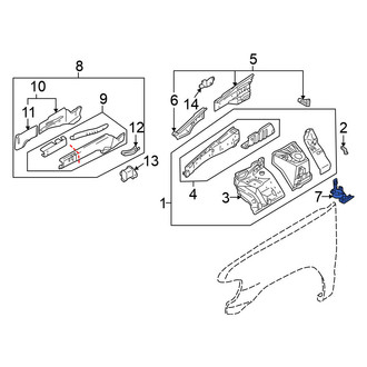 Nissan OE - Vapor Canister Bracket
