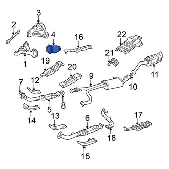 Nissan OE - Front Right Catalytic Converter