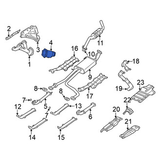 Nissan OE - Right Catalytic Converter