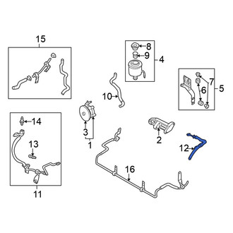 Nissan OE - Power Steering Return Hose