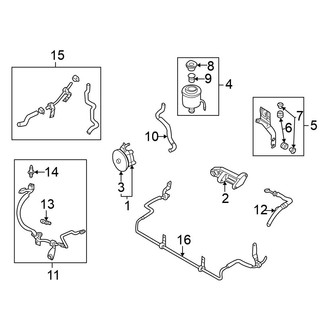 Nissan OE - Steering Gear & Linkage - Pump & Hoses