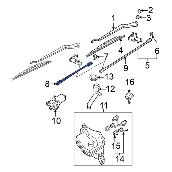 Windshield Wiper Linkage