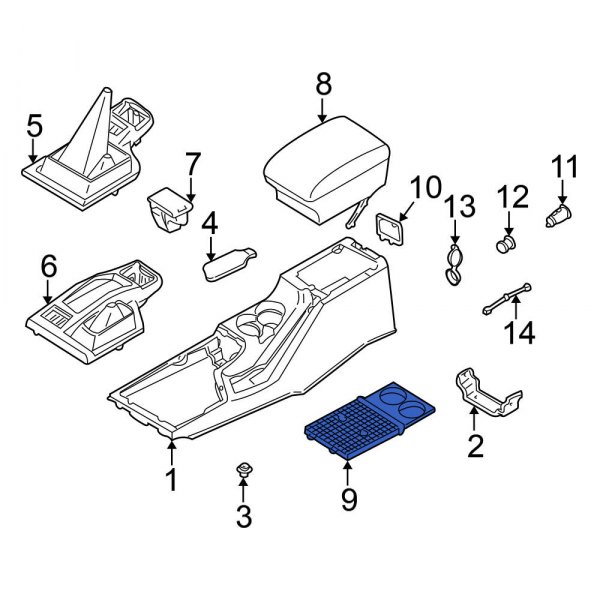 Console Cup Holder