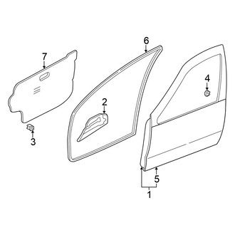 Nissan OE - Front Door - Door & Components