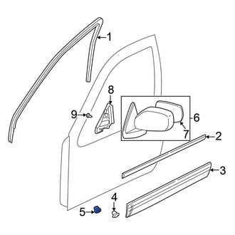 Nissan OE - Wheel Arch Flare Nut