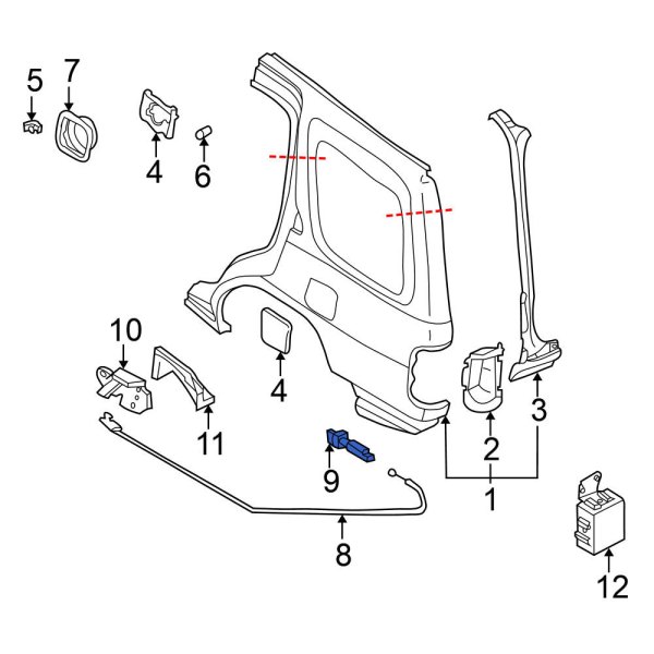 Fuel Door Latch