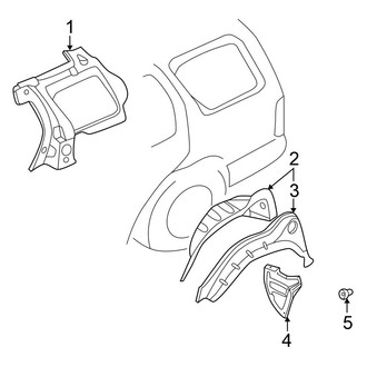 Nissan OE - Quarter Panel - Inner Structure
