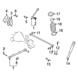 Nissan OE - Rear Upper Suspension Control Arm Bushing