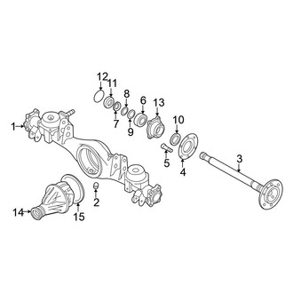Nissan OE - Rear Suspension - Axle & Differential