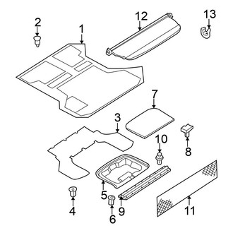 Nissan OE - Rear Body & Floor - Interior Trim