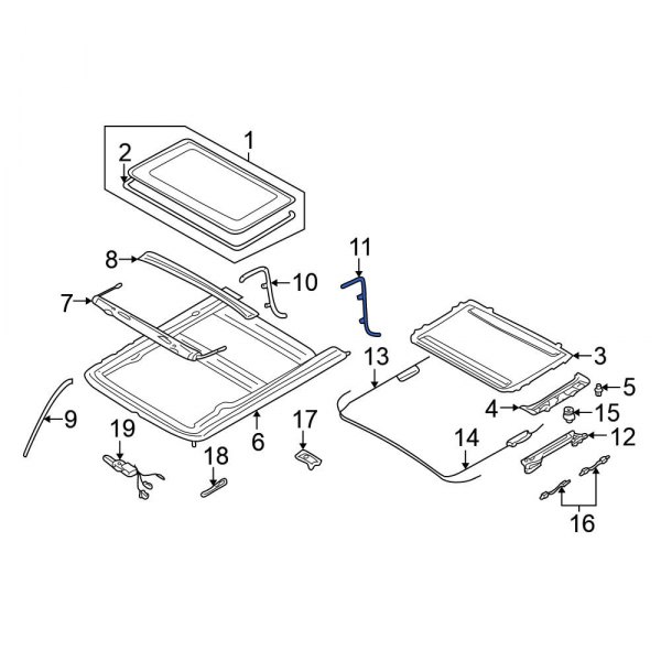 Sunroof Drain Hose