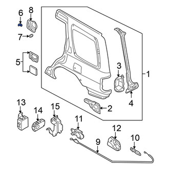 Nissan OE - Fuel Door Spring