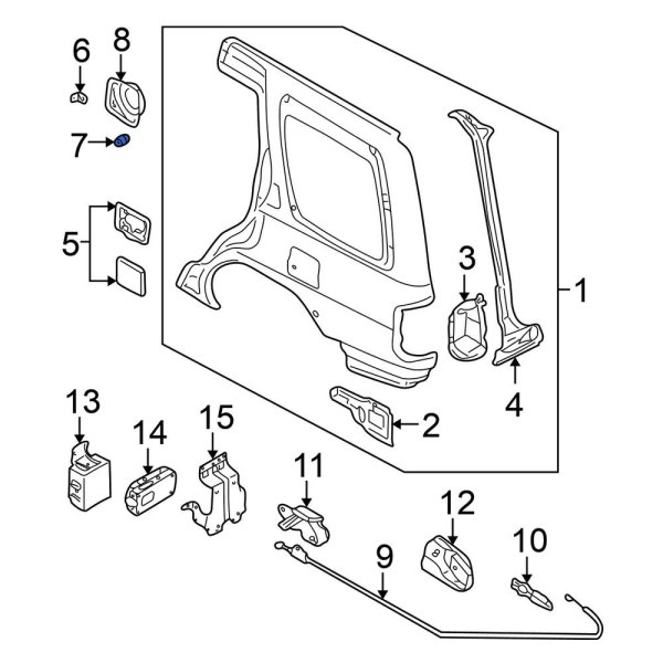 Fuel Door Bumper