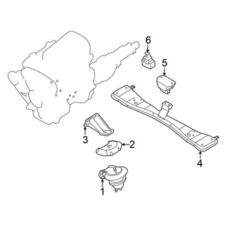 Nissan OE - Engine & Transmission Mounting (From 1/00)