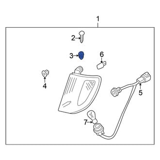 Nissan OE - Fender Liner Grommet