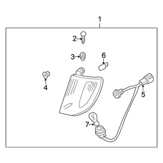 Nissan OE - Front Lamps - Side Marker Lamps
