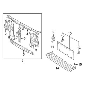 Nissan OE - Radiator Support