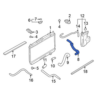 Nissan OE - Lower Radiator Coolant Hose