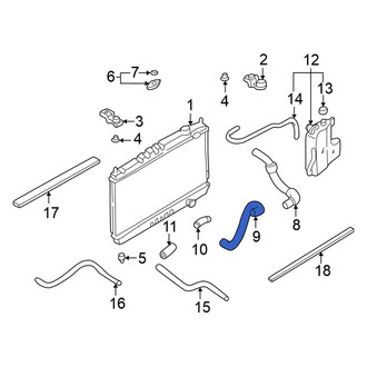 Nissan OE - Lower Radiator Coolant Hose