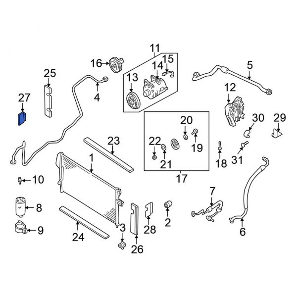 A/C Condenser Seal