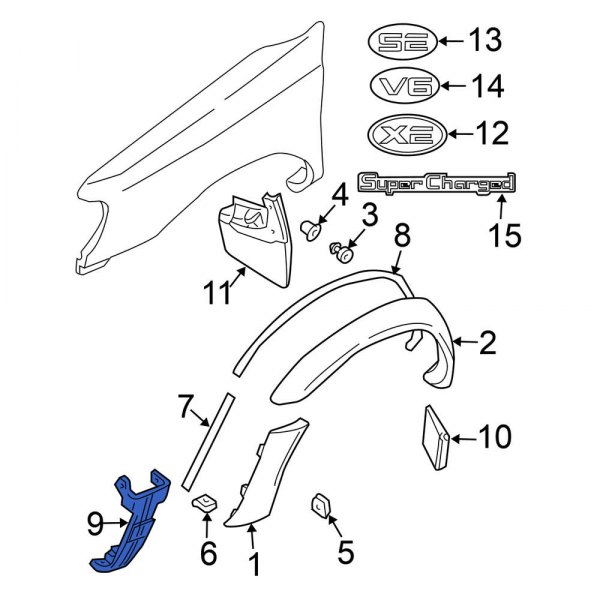 Fender Flare Bracket