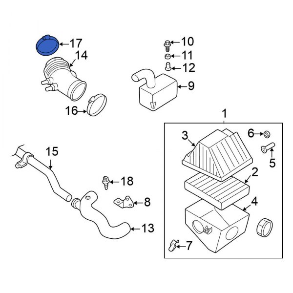 Engine Air Duct Clamp