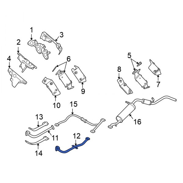 Exhaust Intermediate Pipe