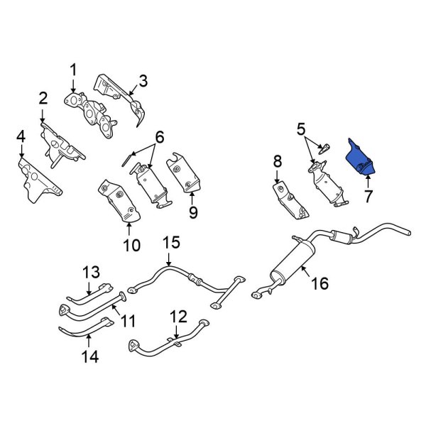 Catalytic Converter Heat Shield