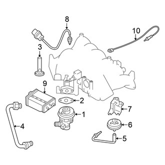 Nissan OE - Emission System - Emission Components (3.3L)