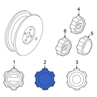 Nissan OE - Front Wheel Cap
