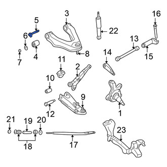 Nissan OE - Upper Suspension Control Arm Bolt
