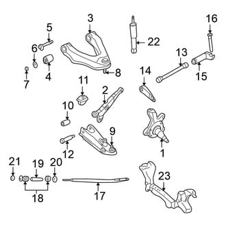 2002 Nissan Frontier OEM Suspension Parts - Shocks, Struts CARiD