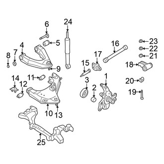 Nissan OE - Front Suspension - Suspension Components (4WD)