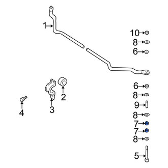 Nissan OE - Front Lower Suspension Stabilizer Bar Link Bushing