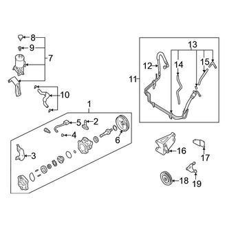 Nissan OE - Power Steering Pressure Hose