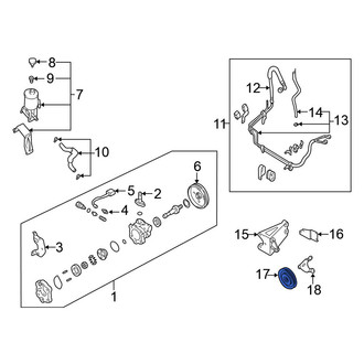 Nissan OE - Accessory Drive Belt Idler Pulley