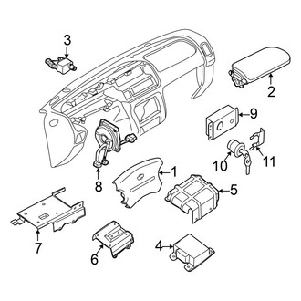 Nissan OE - Restraint Systems - Air Bag Components