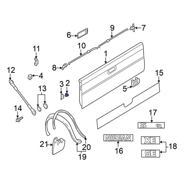 Tailgate Hinge