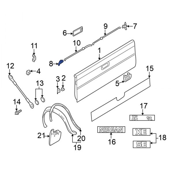 Tailgate Latch