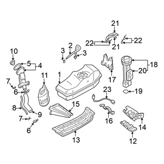 Nissan OE - Fuel System Components (2.4L)