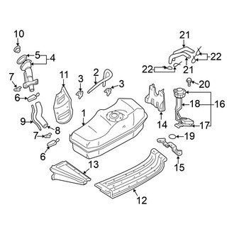 Nissan OE - Fuel System Components (3.3L)