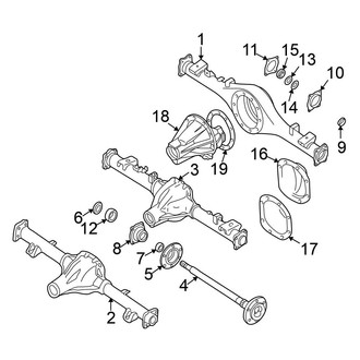Nissan OE - Rear Suspension - Axle Housing