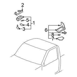 Nissan OE - Cab - Interior Trim (Crew Cab, Interior Lamps), (Crew Cab)